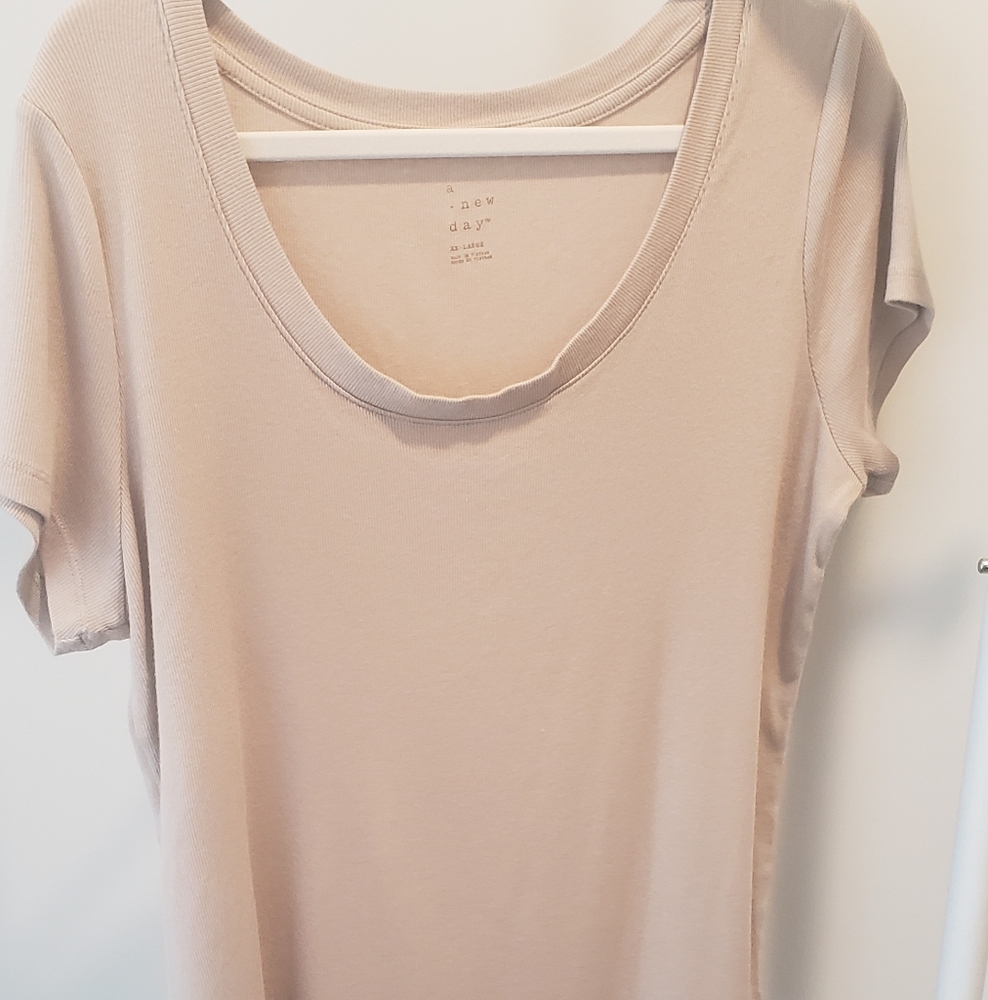Elegant Beige Women's Top